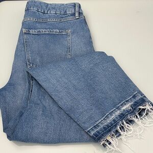 Forever 21 Baggy Distressed Jeans